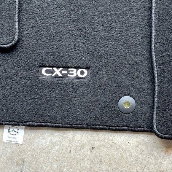 Mazda CX-30 2025 Black Car Floor Mats - Picture 8 of 11